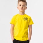 Футболка для хлопчика 5-10 років жовта
