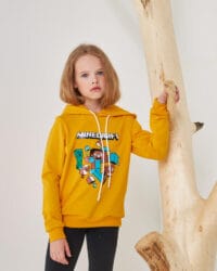 Спортивний костюм "Minecraft" для хлопчика і дівчинки від 5 років жовтий