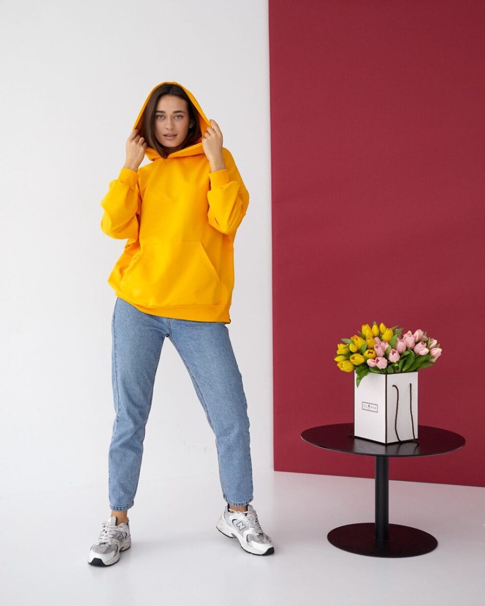 Худі Oversize FANME Жовтий - Зображення 2