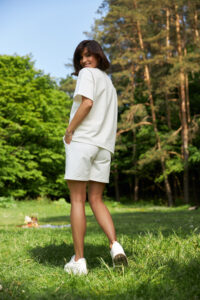 Стильний літній комплект ФАНМІ Oversize Білий 5