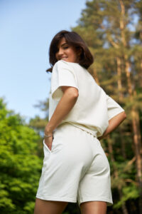 Стильний літній комплект ФАНМІ Oversize Білий 6