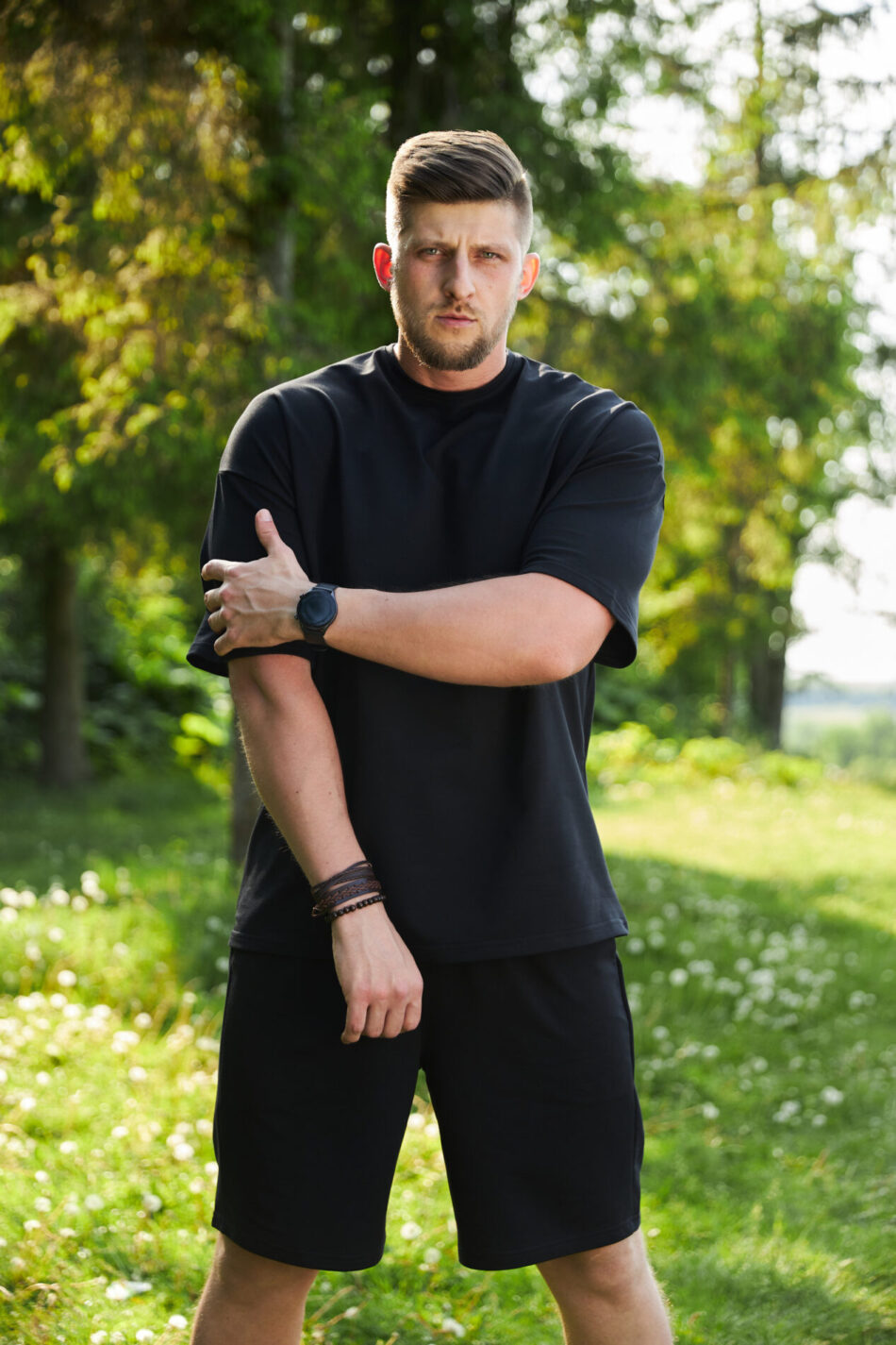 Літній комплект для чоловіків FANME Чорний 2