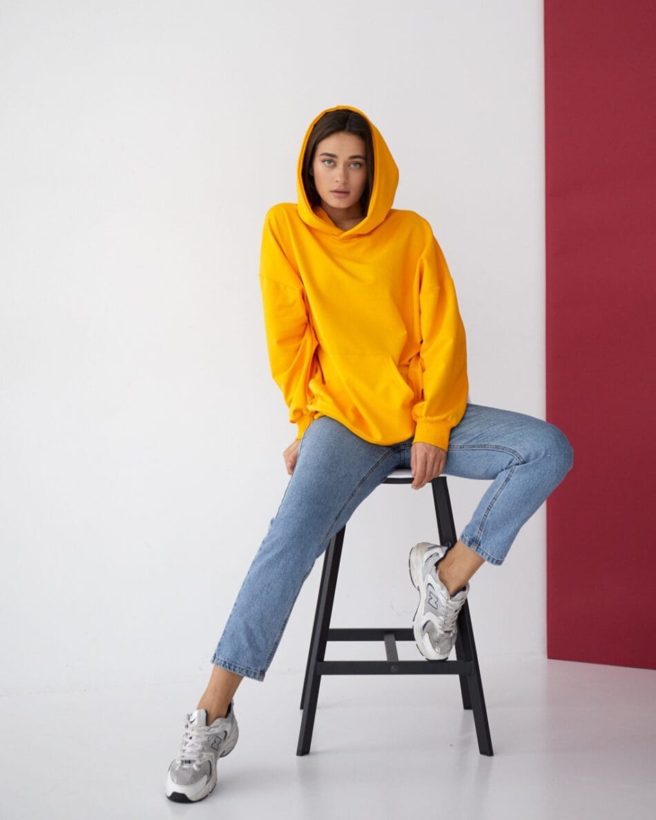 Худі Oversize FANME Жовтий - Зображення 3