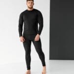 Термобілизна чоловіча універсальна FANME Polartec чорна