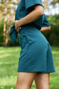 Стильний літній комплект ФАНМІ Oversize Зелений 6