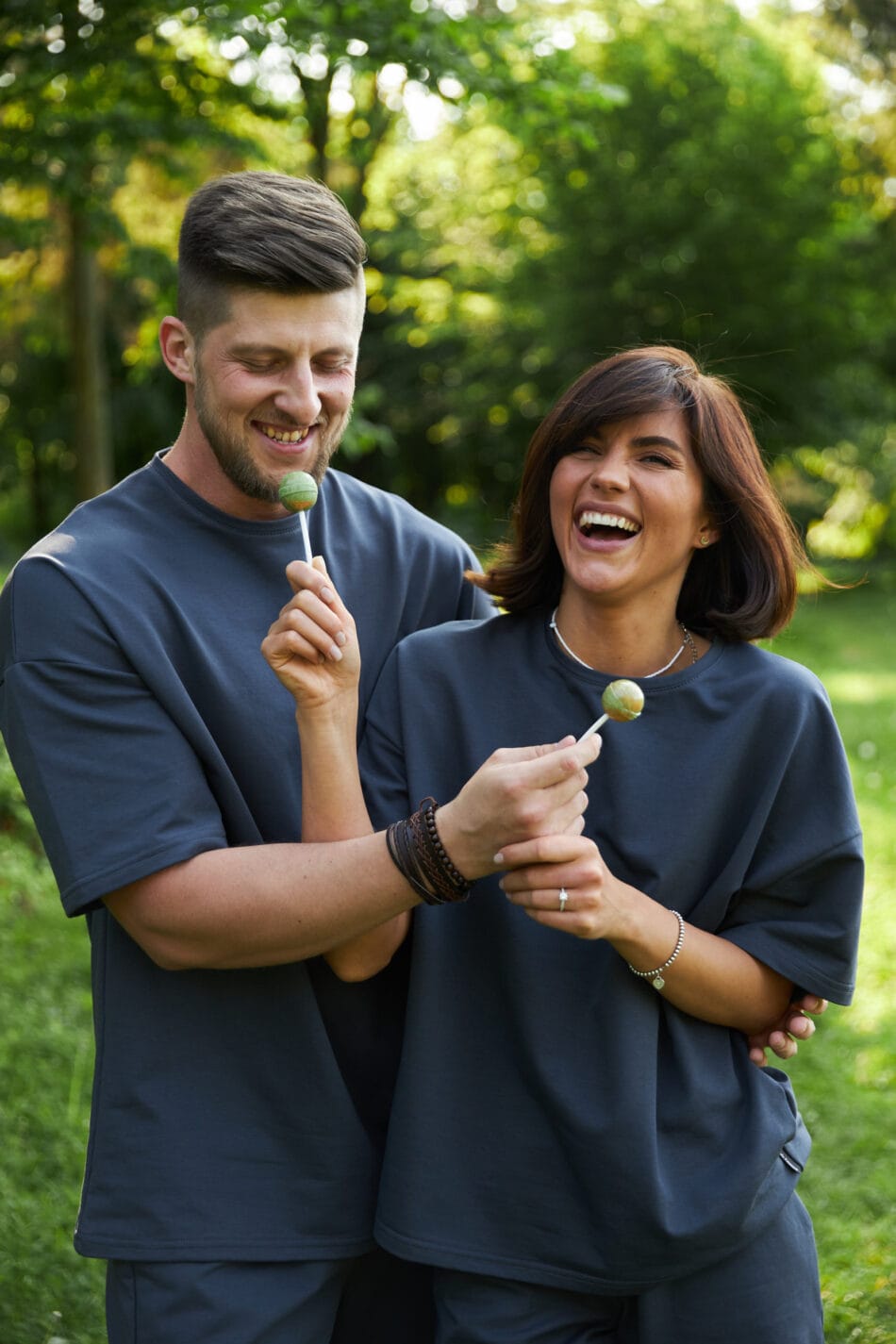 Стильний літній комплект ФАНМІ Oversize Графіт 8