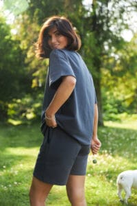 Стильний літній комплект ФАНМІ Oversize Графіт 1