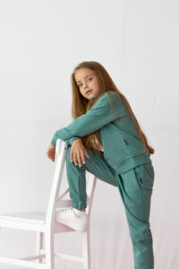 Спортивний костюм на дівчинку петля LUMINA Kids М'ята 4
