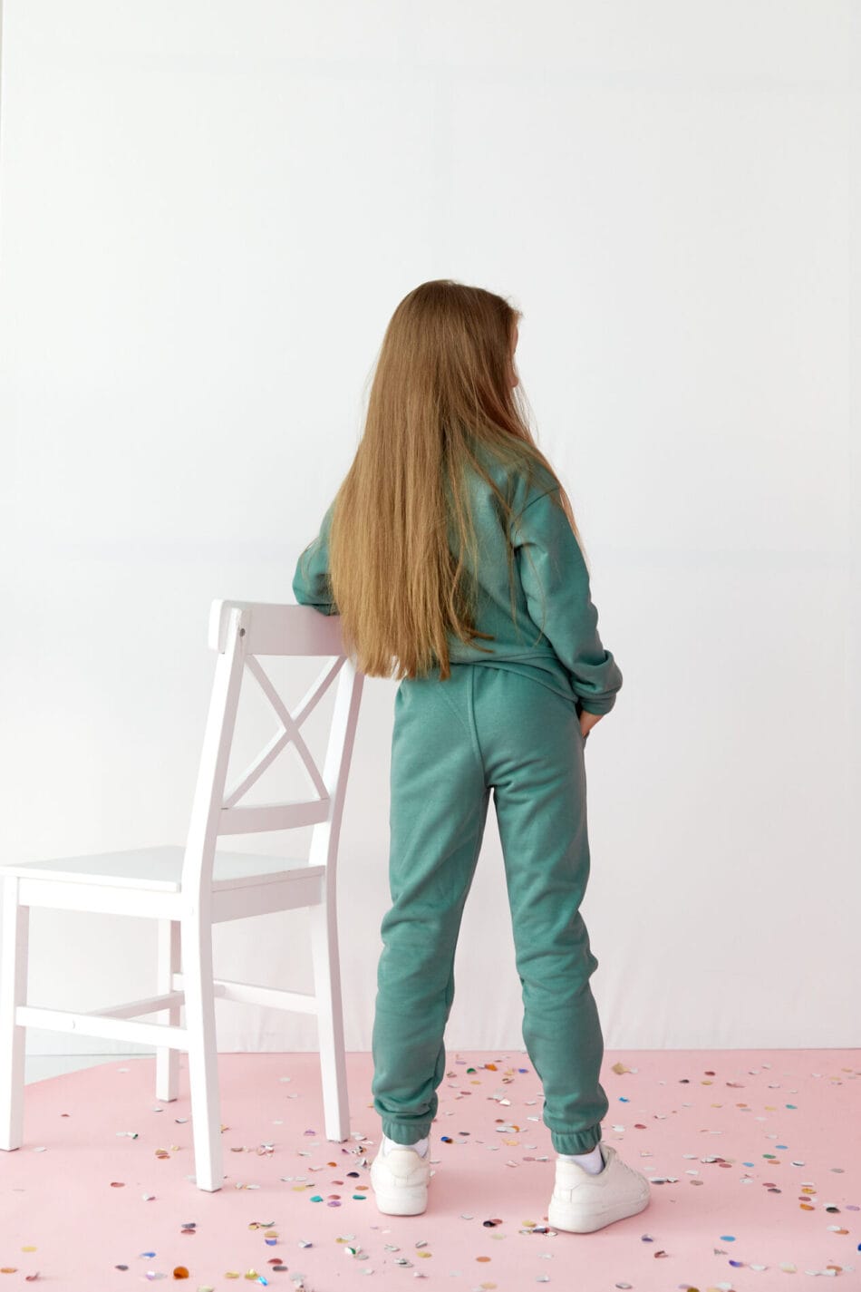 Спортивний костюм на дівчинку петля LUMINA Kids М'ята 6