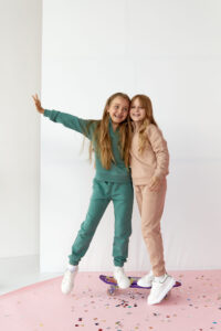 Спортивний костюм на дівчинку петля LUMINA Kids М'ята 7
