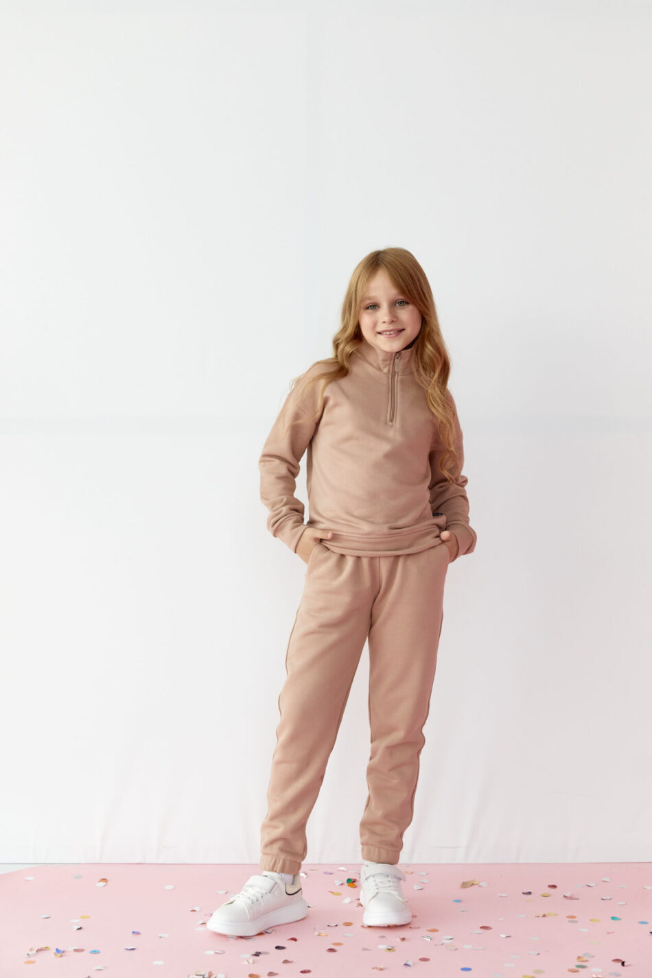 Спортивний костюм на дівчинку петля LUMINA Kids Мокко 4