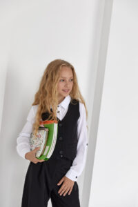 Костюм для дівчинки Grace Жилетка + Палаццо Чорний