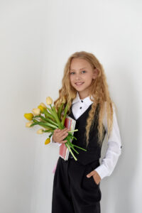 Костюм для дівчинки Grace Жилетка + Палаццо Чорний 4