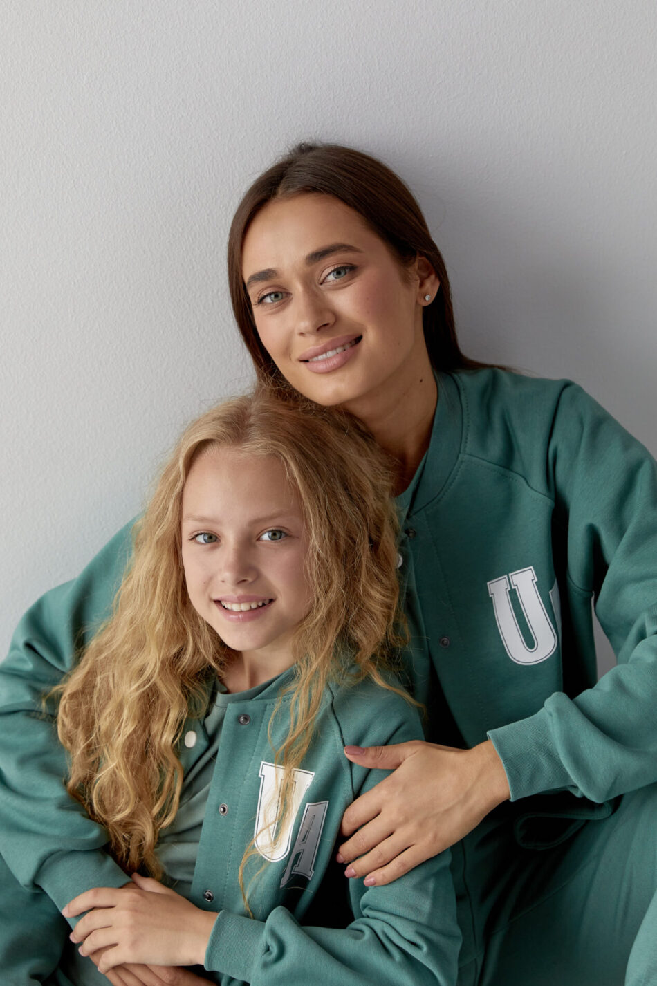 Дитячий спортивний костюм з петлі Бомбер + Джогери Fly UA Kids М'ята 5