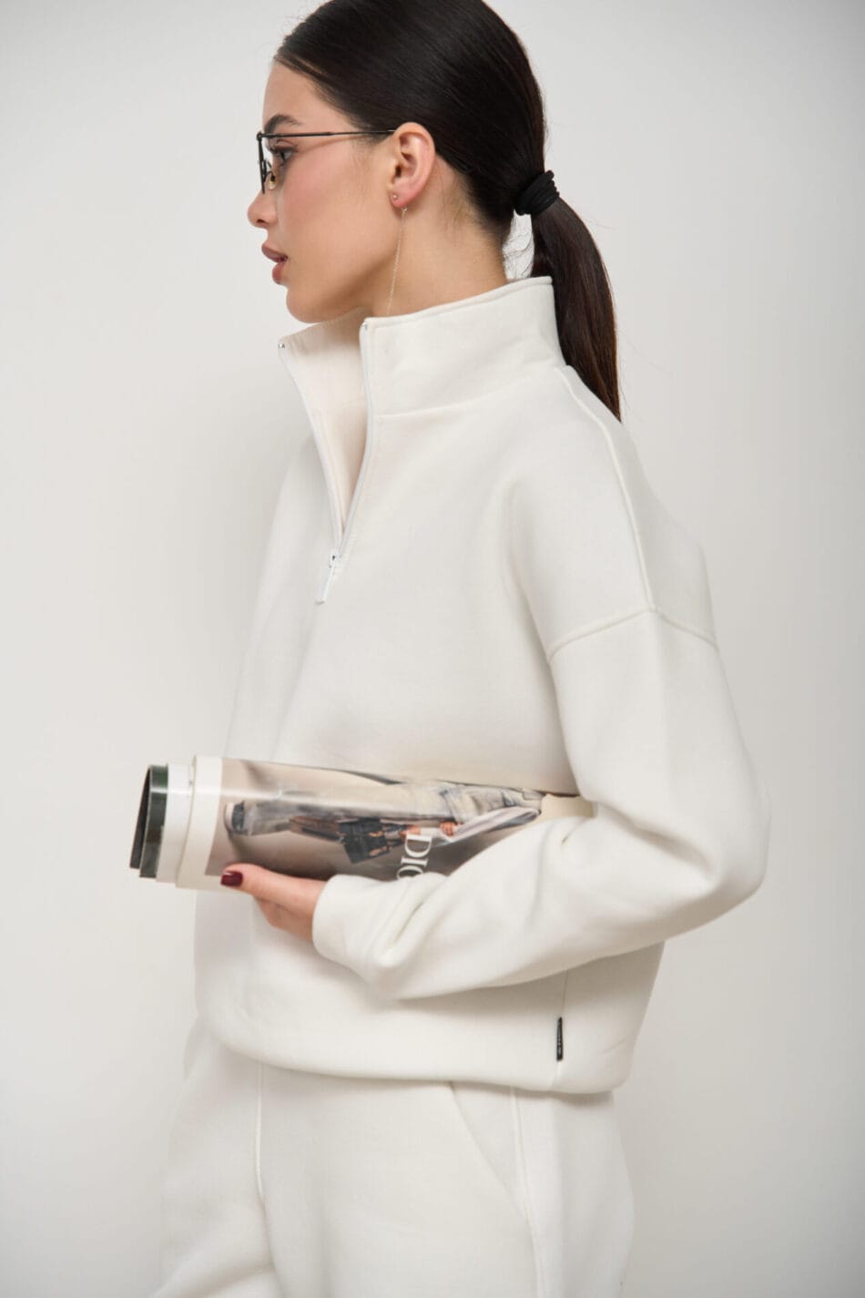 Теплий жіночий костюм від FANME Lumina Fleece Білий 7
