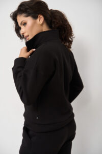 (Копія)Теплий жіночий костюм від FANME Lumina Fleece Чорний 4