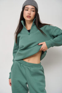 Теплий жіночий костюм від FANME Lumina Fleece М'ята 1