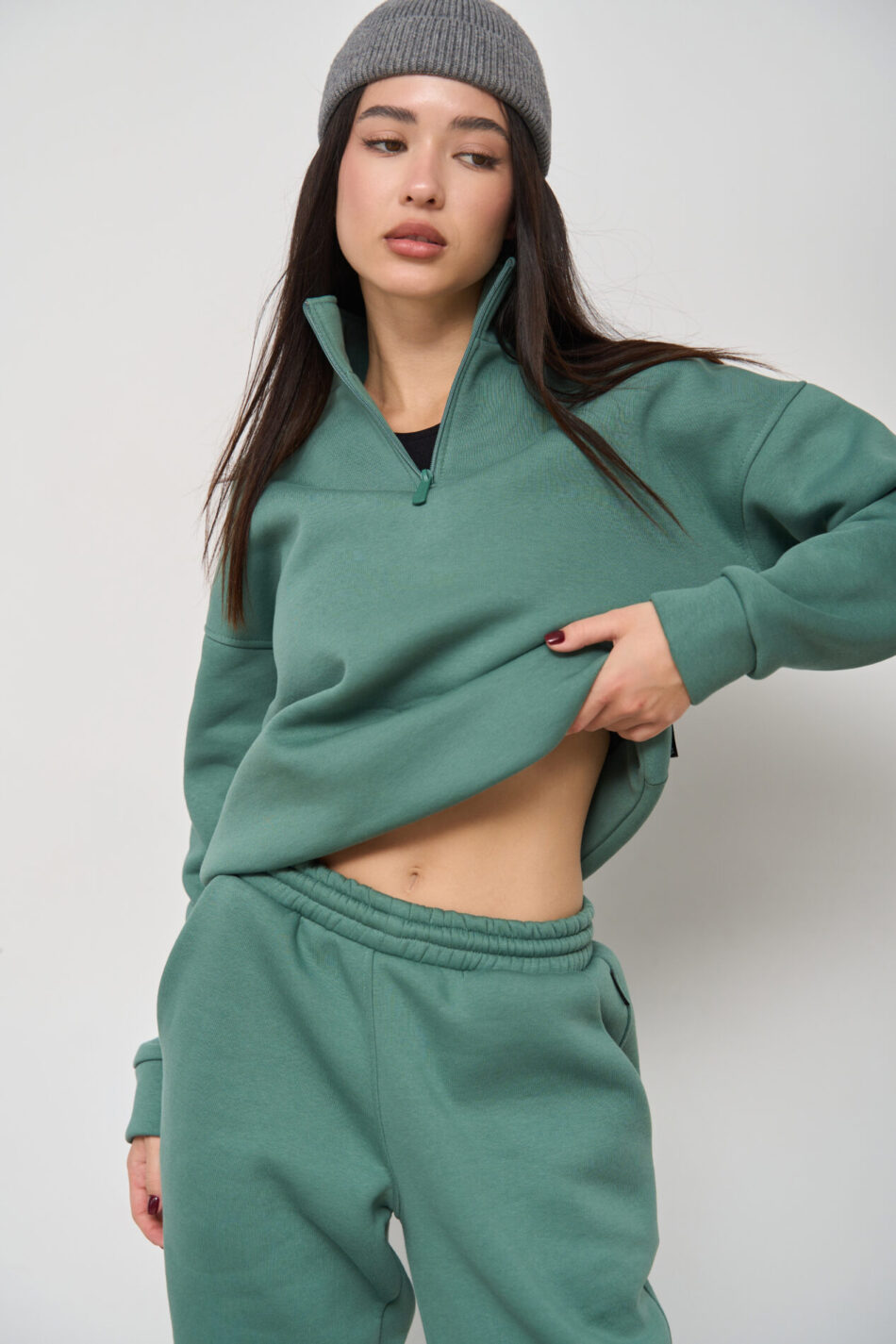 Теплий жіночий костюм від FANME Lumina Fleece М'ята 1