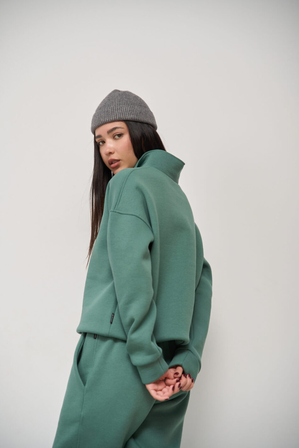 Теплий жіночий костюм від FANME Lumina Fleece М'ята 10