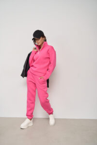 Теплий жіночий костюм від FANME Lumina Fleece Барбі 4