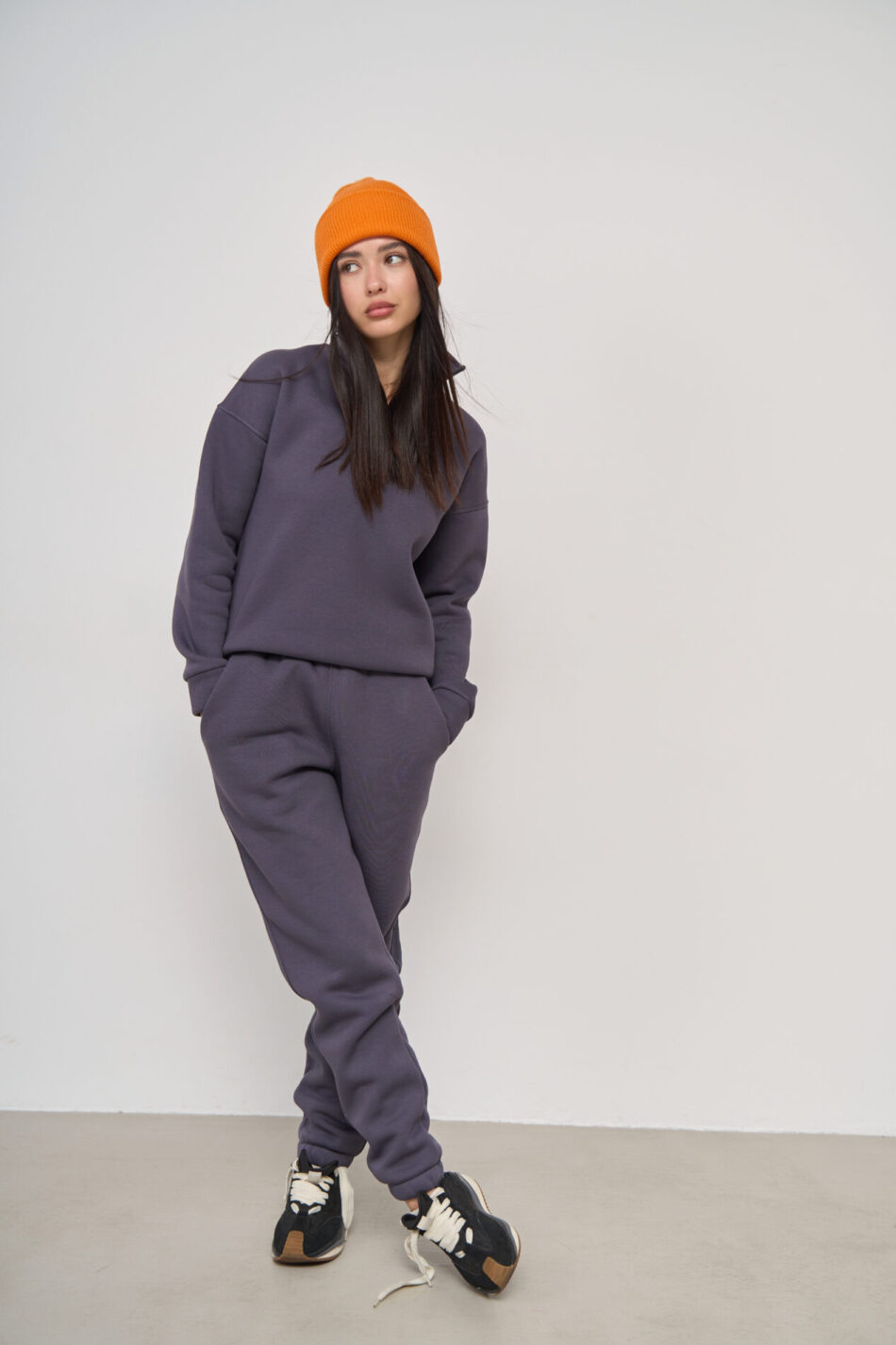 Теплий жіночий костюм від FANME Lumina Fleece Графіт 7