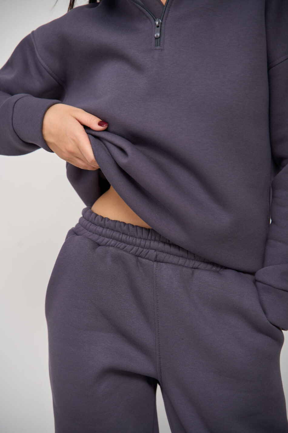 Теплий жіночий костюм від FANME Lumina Fleece Графіт 5