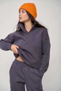 Теплий жіночий костюм від FANME Lumina Fleece Графіт 1