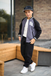 Теплий костюм для Хлопчика Fleece Fly UA Kids Чорний + Графіт 1