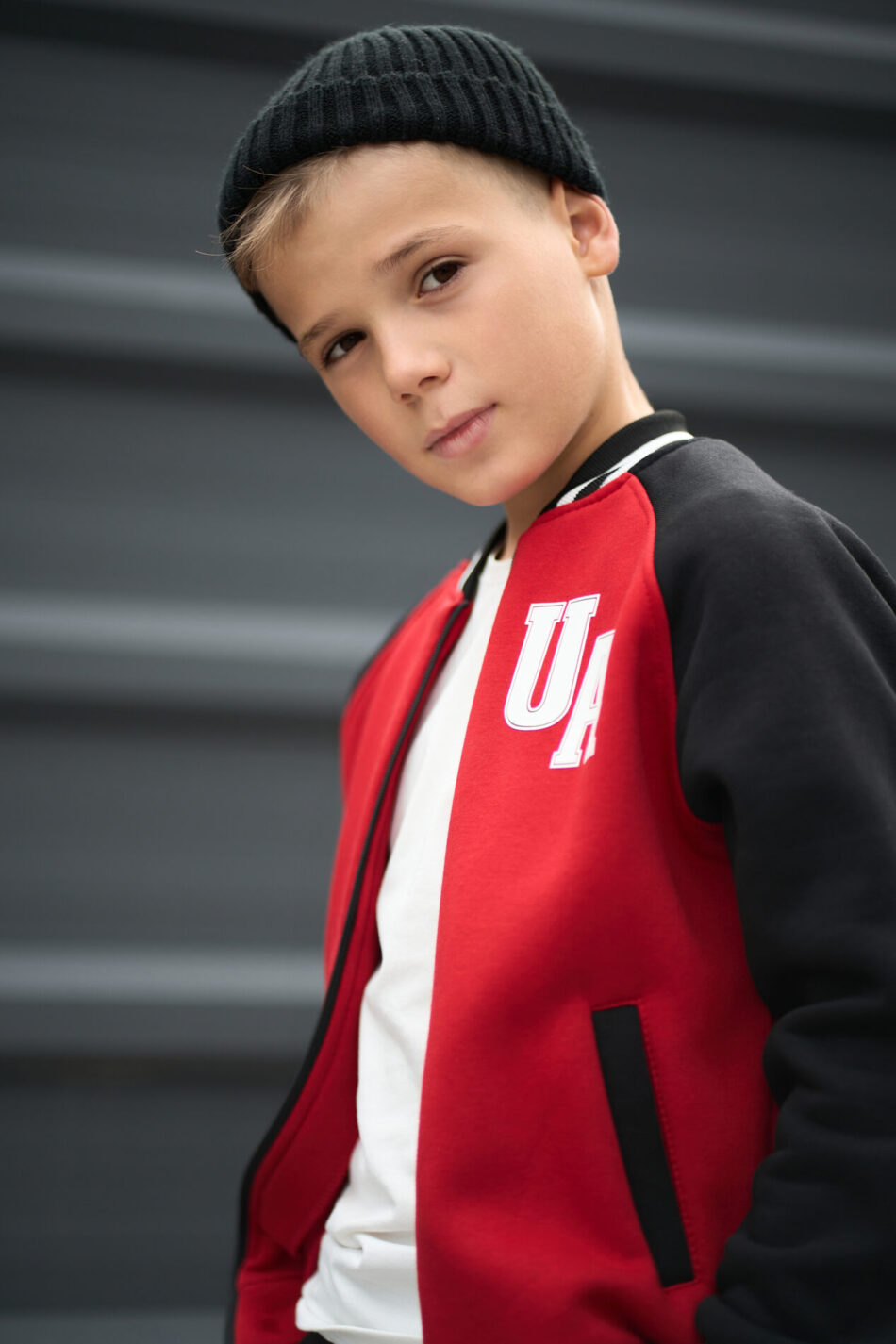 Теплий костюм для Хлопчика Fleece Fly UA Kids Чорний + Червоний 6