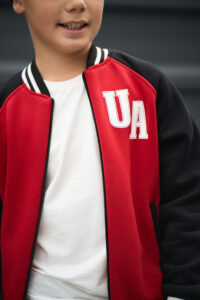 Теплий костюм для Хлопчика Fleece Fly UA Kids Чорний + Червоний 7