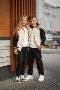 Теплий костюм для Хлопчика Fleece Fly UA Kids Чорний + Таш 1