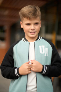 Теплий костюм для Хлопчика Fleece Fly UA Kids Чорний + Світла М'ята 5