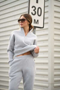 Теплий жіночий костюм від FANME Lumina Fleece Меланж 9