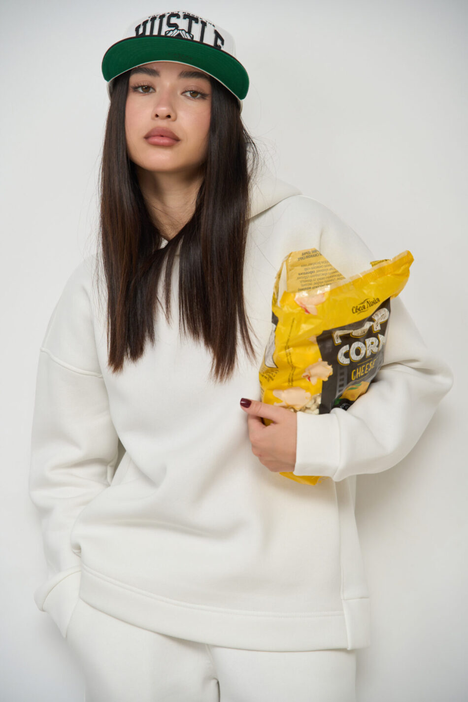 Теплий жіночий костюм Enigma Fleece Білий 3