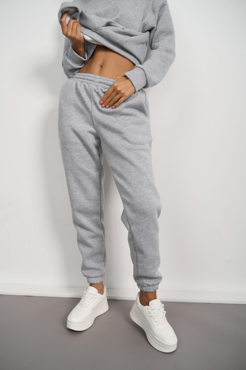 Теплий жіночий костюм Enigma Fleece Меланж 4