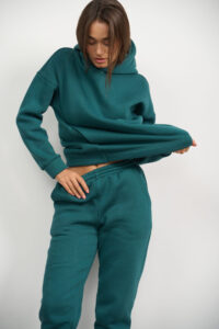Теплий жіночий костюм Enigma Fleece Зелений 1