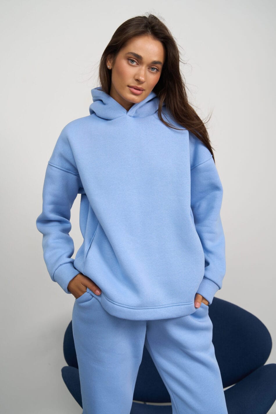 Теплий жіночий костюм Enigma Fleece Блакитний 3