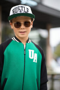 Теплий костюм для Хлопчика Fleece Fly UA Kids Чорний + Трава 2