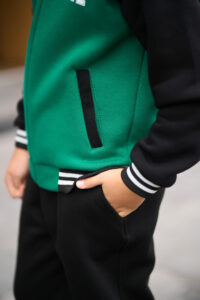 Теплий костюм для Хлопчика Fleece Fly UA Kids Чорний + Трава 6