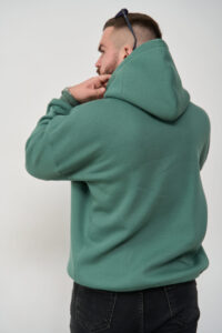 Тепле чоловіче Худі OVERSIZE Темна М'ята 6
