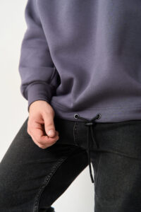 Тепле чоловіче Худі OVERSIZE Графіт 4