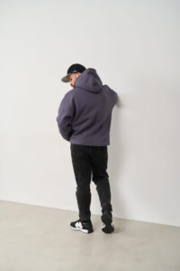 Тепле чоловіче Худі OVERSIZE Графіт 5