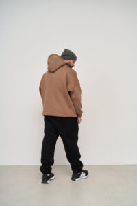 Тепле чоловіче Худі OVERSIZE Капучино 2