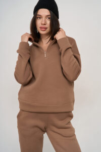 Теплий жіночий костюм від FANME Lumina Fleece Капучино 1