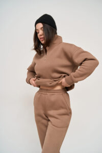 Теплий жіночий костюм від FANME Lumina Fleece Капучино 7