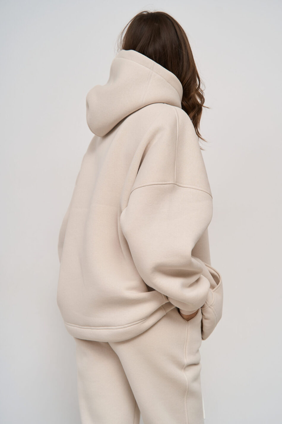 Теплий жіночий костюм OVERSIZE худі + джогери Таш 6