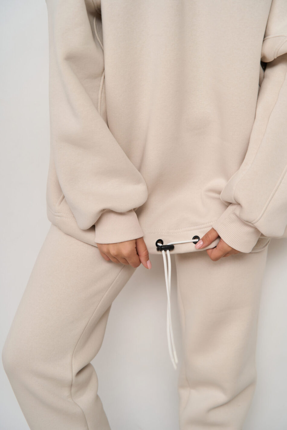 Теплий жіночий костюм OVERSIZE худі + джогери Таш 10