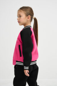 Теплий костюм для Дівчинки на замку Fleece Fly UA Kids Чорний + Барбі 4