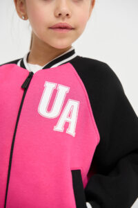 Теплий костюм для Дівчинки на замку Fleece Fly UA Kids Чорний + Барбі 7