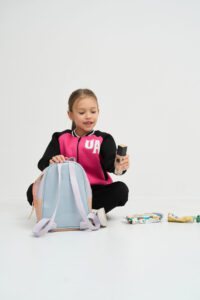 Теплий костюм для Дівчинки на замку Fleece Fly UA Kids Чорний + Барбі 10